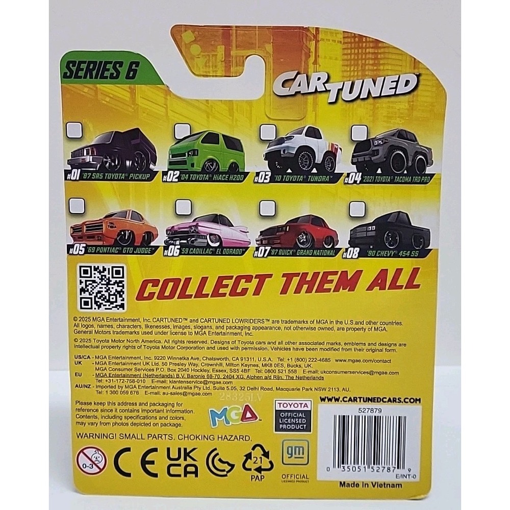 NEW 2025‎ Car Tuned Series 6 #03 White '10 Toyota Tundra Pickup 4x4 Series 6 Toy - Picture 3 of 6